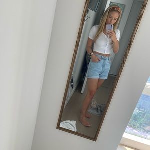 Zara “mom” Jean shorts
